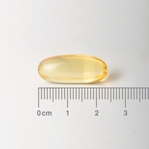 Muestra de cápsula del Aceite de Hígado de Bacalao 1000 mg Lamberts[:en]Sample of Cod Liver Oil 1000 mg Lamberts capsule