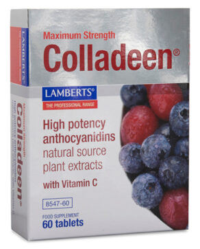 Colladeen® que aporta 160 mg de antocianidinas de uva y mirtilo