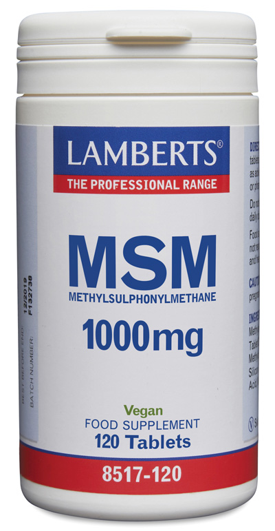 MSM 1000 mg de Fuente Natural Lamberts