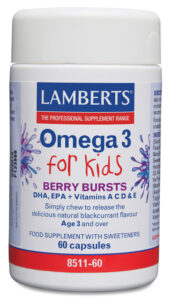 Omega 3 para Niños con DHA 100 mg y EPA 14 mg Lamberts
