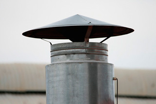 Chimenea de humos tóxicos