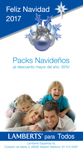 Portada del folleto de los pAcks Navideños Lamberts 2017