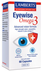 Eyewise con Luteína, Zeaxantina mas Omega 3 y Vitamina D Lamberts