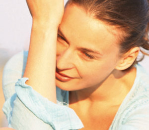 Foto de mujer para artículo sobre fibromas