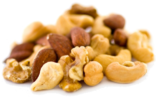 Fuente de vitamina e: frutos secos y semillas