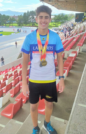 Diego Espeso Campeón 60 metros vallas