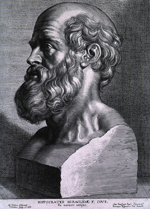 Busto de Hipócrates por Rubens
