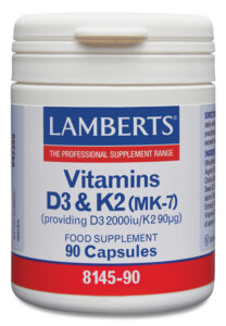 Vitaminas D3 y K2 Lamberts
