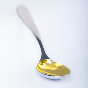 Muestra del líquido del Omega 3 Vegano líquido de Lamberts