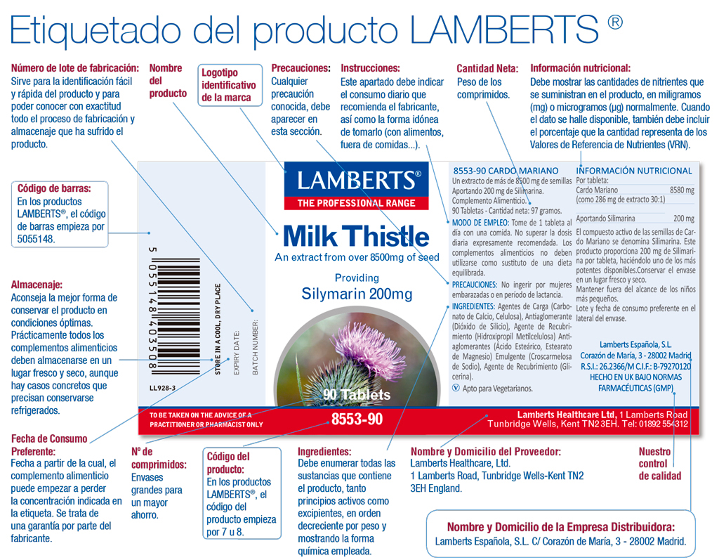 Imagen etiquetado del producto lamberts