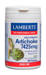 Alcachofa 7425 mg como extracto que aporta 16 mg de Cinarina Lamberts