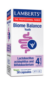 Probiótico Biome Balance para jóvenes de Lamberts