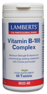 Complejo B 100 con todas las vitaminas del Grupo B