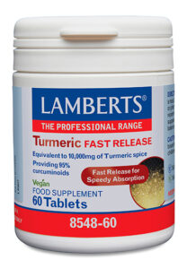 Cúrcuma 10.000 mg de Liberación rápida de Lamberts. 60 tabletas