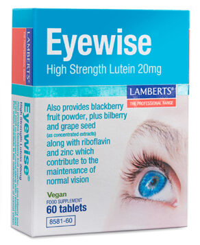 Eyewise con 20 mg de Luteína y mas como ayuda para la visión