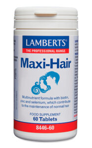Maxi-Hair Complejo multivitamínico con Biotina, Selenio y más Lamberts