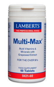 Multi-Max® Multivitamínico para mayores de 50. Una tableta al Día Lamberts