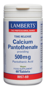 Pantotenato de Calcio o Vitamina B5 como Pantotenato de Calcio 60 comprimidos o pastillas Lamberts