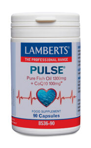 ulse® de Lamberts, con Aceite de Pescado Puro 1300 mg + CoQ10 100 mg