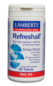 Refreshall con ginkgo, vitaminas y minerales lamberts