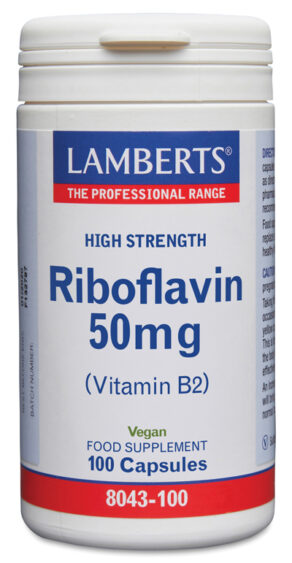Riboflavina o Vitamina B2 50 mg