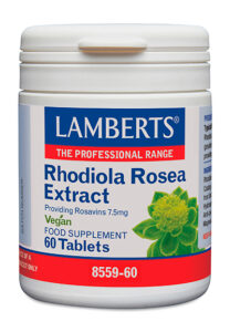 Rodiola Rosea Lamberts, extracto aportando 7.5 mg de rosavinas