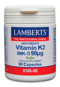 Vitamina K2 90 mcg como Menaquinona-7 (MK-7) Lamberts